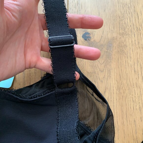 Goddess Plus Size Keira Banded Underwire Bra Black 46I - Picture 10 of 12